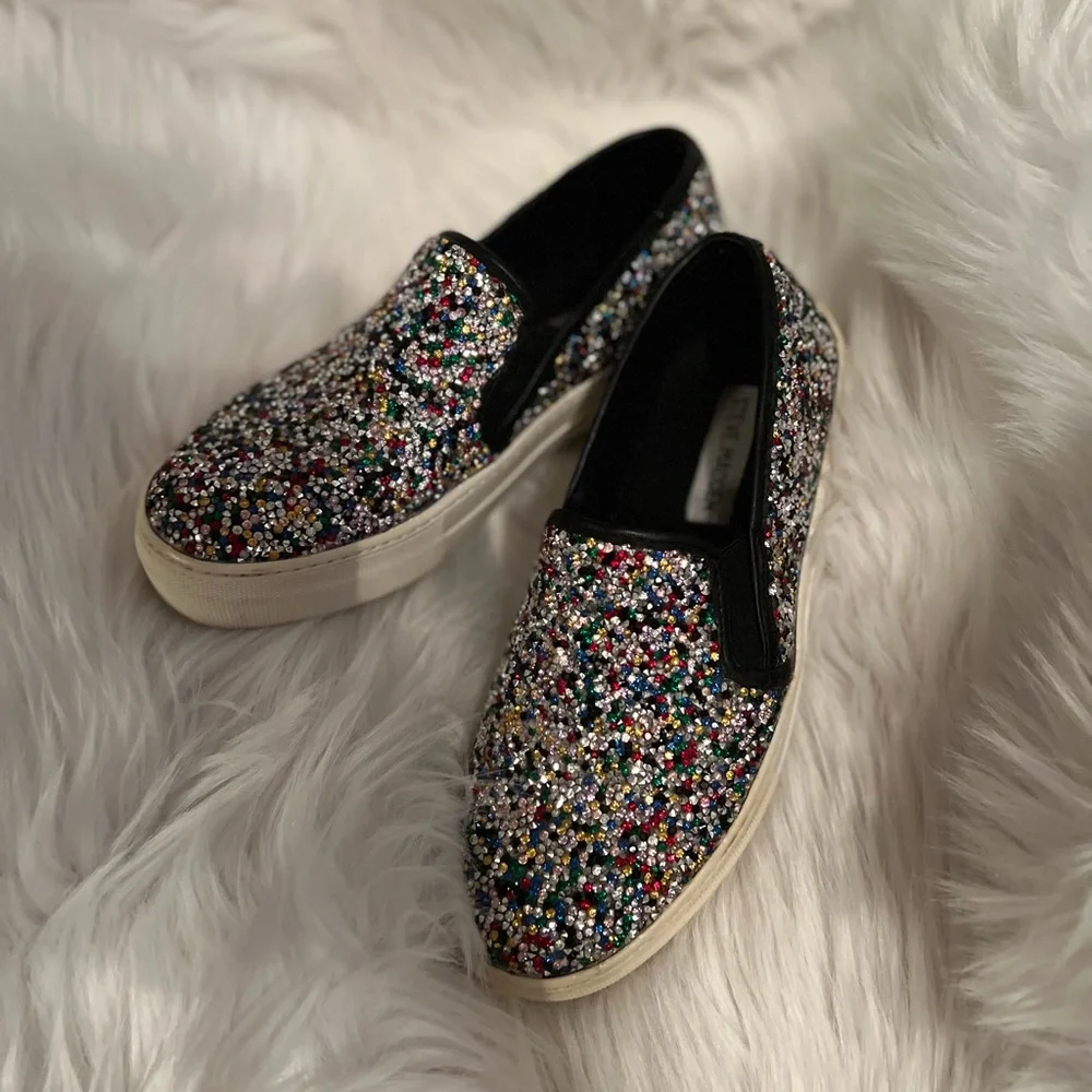 Steve Madden  Rhinestone Shoes size 7 - Picture 3 of 7